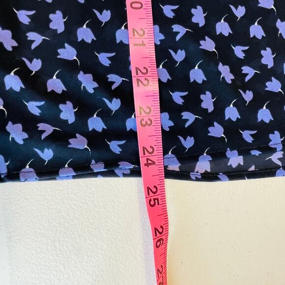 Cabi 5887 Island Navy Blue Purple Sleeveless Tunic Long Midi Skirt 2 Pc Set M - Picture 15 of 15